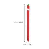 Carrot Protective Case For Stylus Pen Silicone Sleeve Cover Compatible With Pencil Thin Design Direct Charging No rožinė