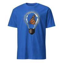 Trapped Butterfly Shirt Monarch Butterfly Lightbulb T-Shirt Size S-3XL Gift Tee L