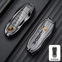 Išmaniojo automobilio rakto dėklas Korpusas Porsche Panamera Spyder Carrera Macan Cayman Cayenne 911 970 981 991 Rakto neturintis Automobilio Aksesuarai