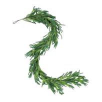 Pušų Kalėdinė girlianda Realistiška žaluma Visžalis kedras Žiemos švenčių dekoras Židinio lentyna Židinys Laiptai Vidaus Lauko Dekoravimas 150CM