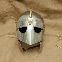 Roman Gallic Helmet Replica: Steel & Brass Medieval Armor