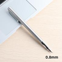 Luxury Metal Fountain Pen 0.38/0.8/1.3Mm Curved Nib Student Writing Pen School Art Exercise Signature Supplies Office Stationery