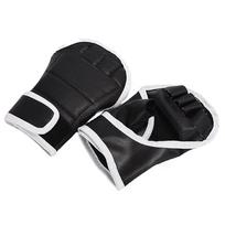 Rggmqq Mma Half Finger Gloves - Adjustable Wrist Wrap For Boxing, Muay Thai, Grappling & Heavy Bag Work Training Sports(Unisex)