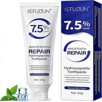 7.5% Hydroxyapatite Toothpastes for Enamel Protection and Tooth Strengthening, Fluoride-Free Formula with Gentle Mint, for Sensitive Teeth, Fresh Brea 1PCS