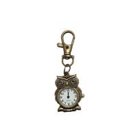 Tiny Cute Owl Shaped Pendant Pocket Watch For Kid Men Women Retro Quartz Pocket Clock Gifts Arabic Numerals Dial