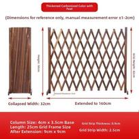 Stretchable Wooden Fence Durable/odorless Usable Home Garden Fence 50/70cm Multi-layer Paint Spray Extended Trellis Fence