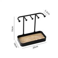 Fashion Jewelry Display Rack with Drawer Box Earrings Necklaces Jewelry Storage Rack with Wooden Base Desktop Storage Box juoda