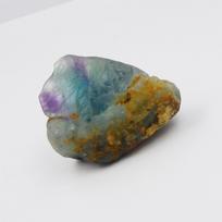 Multi Color Natural CERTIFIED Fluorite Uncut Rough 371 Ct Earth Mined Gemstone 48.8 approx įvairiaspalvis