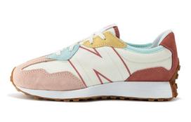 New Balance 327 White Oyster Pink Gum GS GS327HG1 37.5