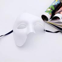 Helovino kostiumų vakarėlio kaukė Vyro maskaradas pusės veido suaugusiojo operos fantomas Retro princo vienaakis kaukė