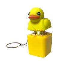 Ducky Caps Raktų pakabukas Fidget Žaislas Kvakšinti Antis Streso Mažintojas ABS Plastikas Barškutis