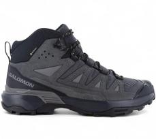 Salomon X ULTRA 360 LEATHER MID GTX - GORE-TEX - Herren Wanderschuhe Trekking Boots 475708 ORIGINAL EU 44 2/3 UK 10 pilka spalva