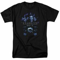26 Stargate SG1 Stargate Command T Shirt Licensed Sci-Fi TV Alien Show Tee Black Unisex T-Shirt XL