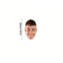 1/8/16 vnt. Individualus nuotraukos veido girlianda, Personalizuota gimtadienio, Mergvakario dekoracija, Pritaikoma augintinio šuns katės nuotraukos girlianda 1pcs