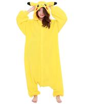 SAZAC Fleece Kigurumi Pokemon Pikachu Vienas dydis tinka visiems TMY-022 (Suaugęs)