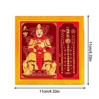 Feng Shui 2026 Tai Sui Plaque – Lucky Collectible Figurine for Wealth and Prosperity – Home or Office Decor