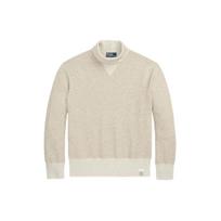 Polo Ralph Lauren Color Block Mock Neck Pullover Long Sleeve Sweatshirt Men sweatshirt Beige MNPOKNI16823371-250 M