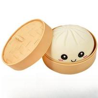 Realistic-Looking Dumpling Squishy Toy Soft Slow Rebound Sensory Squeeze Ball Anxiety Stress Relief For Office Home Desk Decor