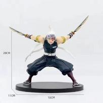 Hot 12-20Cm Anime Figure Nezuko Tanjirou Zenitsu Inosuke Kyoujurou Giyuu Cute Kawaii Qposket Figural Pvc Model Toys Gift