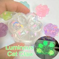 Cat Luminous Paw Hamster Squishy Squeeze Toy Stress Easing Party Antistress Rising Toys For Adult Kids Stretch Toy Decompression