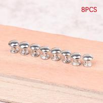 112 8Pcs Dollhouse Miniature Antique Bronze Cabinet Drawer Knob Furniture Hardware Handles Wardrobe Kitchen Pulls Furniture Toy