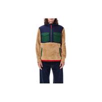 Polo Ralph Lauren FW23 Color Block Fleece Hoodie Men hoodies Brown 710880442-002 S