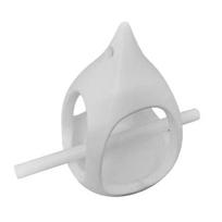Hollow Drop Outside Bird Feeder with Perch Weather-proof Outdoor Garden Patio Yard Hanging Bird Feeding Bowl balta