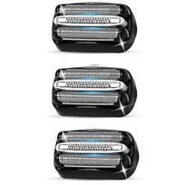 3 vnt. 32B S3 elektriniai pakaitiniai galvutės Braun Series 3 skustuvams, 3040s 3080s-4 370cc 3070cc 3000s 3010, 3090cc ir kt.