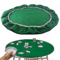 Game Table Cover Poker Bridge Card Table Cover Elastic Tablecloth For 36 To 48 Inches Table Game Accessories - WEI KE