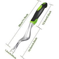 Hand Weeder Tool Weed Puller Tool for Garden Weeding Digger Tool with Ergonomic Handle for Weed Removal Farmland Transplantation žalia