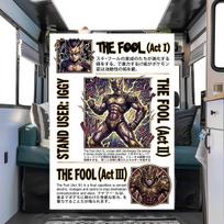 JoJo's Bizarre Adventure  Printed Flannel Blanket Warm Comfortable for Bedrooms Sofas Beds Chairs Picnics Travel YUN6514 80cm x 120cm
