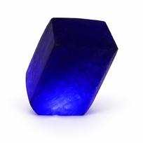 176 Ct Raw Natural Blue Sapphire Stone Uncut CERTIFIED Raw Rough Huge Size 39.3 mm approx mėlyna