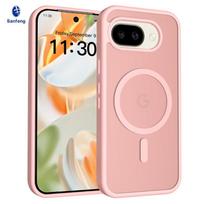 For Google Pixel 10a Magnetic Matte Translucent PC+TPU Shockproof Case for Pixel10A 10 A for  Wireless Charge Cover For Pixel 10a