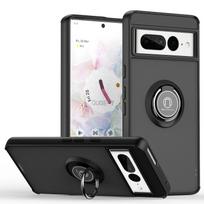 Armor Matte Case For Google Pixel 9 Pro XL Cover For Pixel 8 8A Ring Magnetic Holder Stand Shockproof Coque Fundas Google Pixel 9 Pro