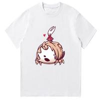 Hollow Knight Silksong Animaciniai Marškinėliai Vapsva ir Varpo Žvėris Unisex Marškinėliai Žaidimų Aukštos Kokybės Medvilniniai Marškinėliai Juokingi Y2K Trumpomis Rankovėmis S įvairiaspalvis