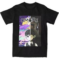 Hot Anime Game Omori T-shirt Y2K Retro T-shirt Round Neck Harajuku T-shirt Wholesale Comfortable Short-sleeved Shirt S įvairiaspalvis