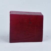 Red Ruby 90 Ct Natural Raw Uncut Rough CERTIFIED Loose Gemstone 44.8 mm approx raudona