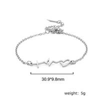 Skyrim Fashion Line ECG Women's Foot Chain Stainless Steel Bohemian Foot Chain Summer Beach Jewelry Gift
