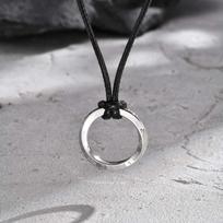 Viking Rune Mobius Pendant Necklace for Men Women, Stainless Steel Infinity Statement Charm, Norse Mythology Jewelry Gift