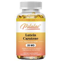 Lutein capsules, containing zeaxanthin and carotene extract, 20 mg per serving, nutritional supplement. 120*1