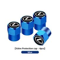For Lexus 4Pcs Car Wheel Tire Valve Cap Protection Cover Auto Accessories CT ES GS NX IS250 RX350 IS200 LX570 UX250h CT200h