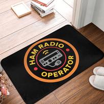 Funny Licensed Ham Retro Radio Operator Doormat Non-Slip Entrance Kitchen Bathroom Floor Door Mat  Toilet Rug Carpet Footpad 40cm x 60cm