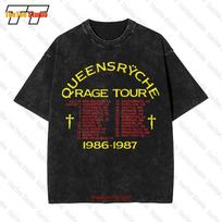 New Dtg Dtf Vintage Oversized TShirt Queensryche Rage For Order DXO S
