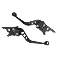 1 Pair Universal Motorcycle Brake & Clutch Levers - Aluminum Alloy CNC Handle Lever for Scooter/Dirt Bike Modification juoda