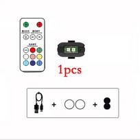 1Pcs Remote LED RGB Anti-collision Warning Light Magnetic Mini Signal Light Drone Strobe Light 7 Color Indicator Motorcycle Lamp 1pcs
