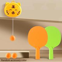 Hanging Table Tennis Trainer Portable Ping Pong Paddle Set Toys for Kids with Racket and Balls Parent-Child Door Pong Game Exerciser