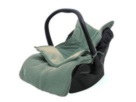 Jollein Basic Knit ASH Green vokelis automobilinei  kėdutei, lopšiukui
