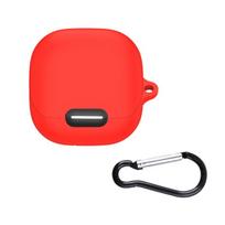 Earphone Silicone Protective Case For Anker Soundcore Liberty 4 NC Shockproof Sleeve Anti Dust Washable Skin Cover For Women Men raudona