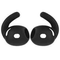 Apple AirPods4 Pakeičiami ausų antgaliai Ausies kabliuko dangtelis Apsauga nuo pametimo Ausų dangteliai AirPods 4 Silikoniniai ausinių antgaliai In-Ear Ausies kabliukas For Airpods 4 black