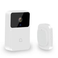 WiFi Smart Video Doorbell Wireless HD Camera IR Night Vision Two Way Intercom Voice Change Door Bell For Home Security balta